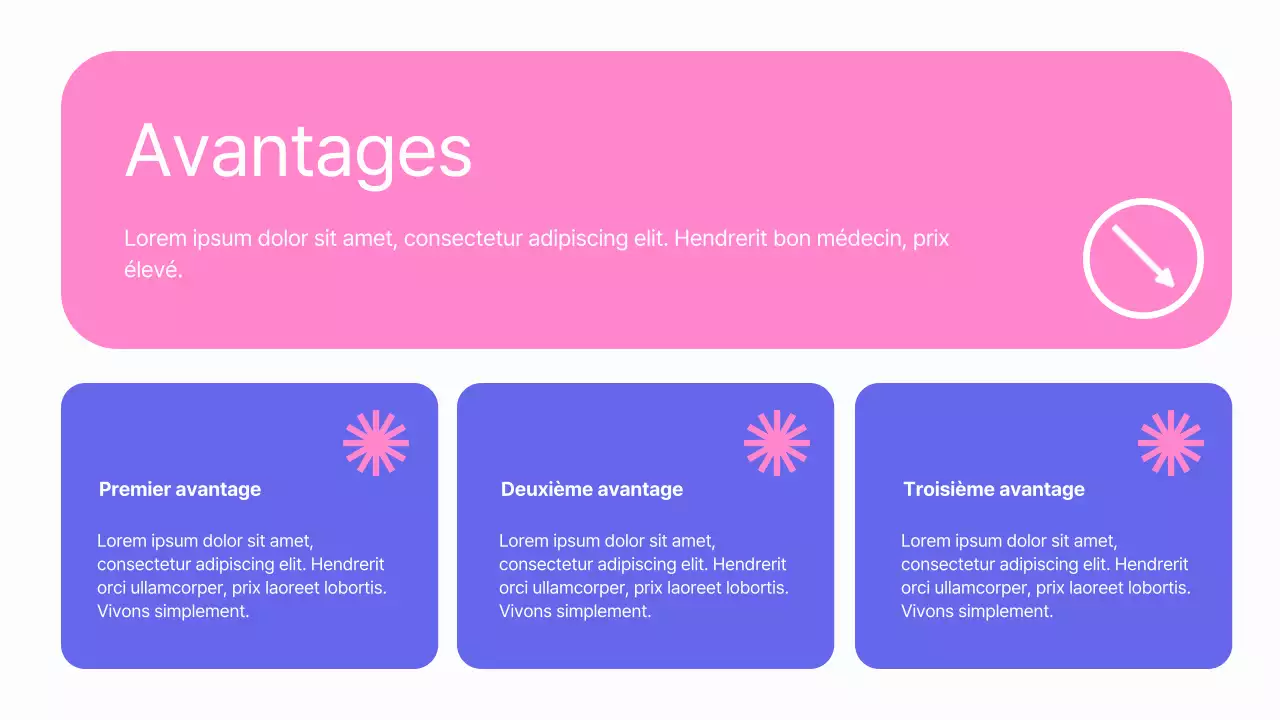 Promotion du cours de graphiste moderne Purple Pink