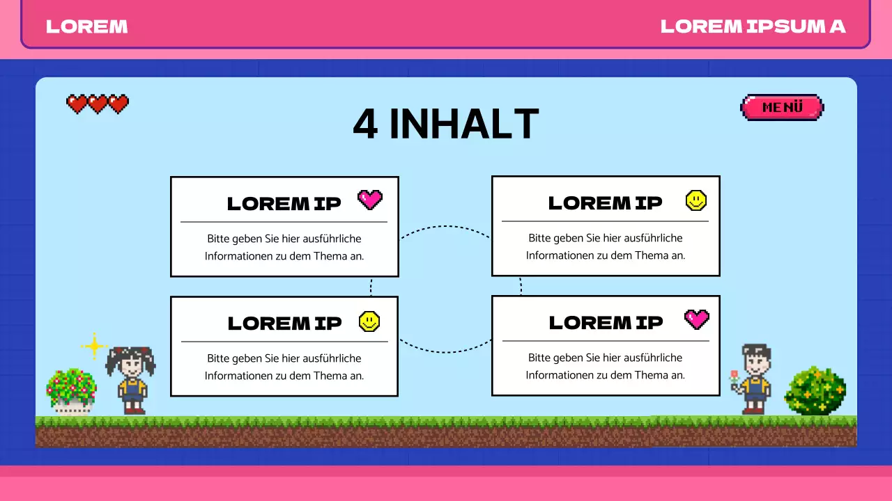 Rosa blau pop art retro pixel klasse material