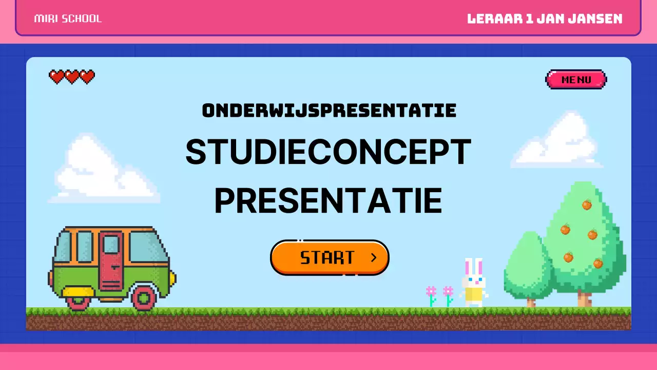 Roze blauw pop art retro pixel klasse materiaal