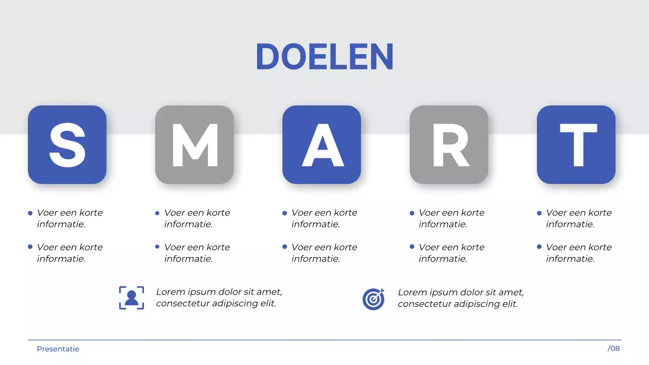 White indigo eenvoudige moderne Marketing Agency bedrijfsintroductie