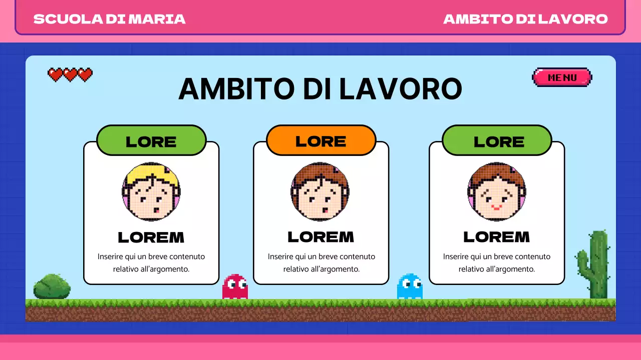 Rosa blu pop art retrò materiale di classe pixel