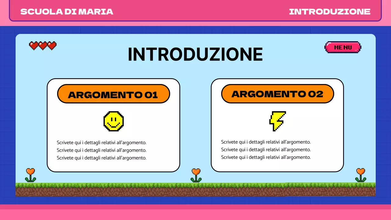 Rosa blu pop art retrò materiale di classe pixel