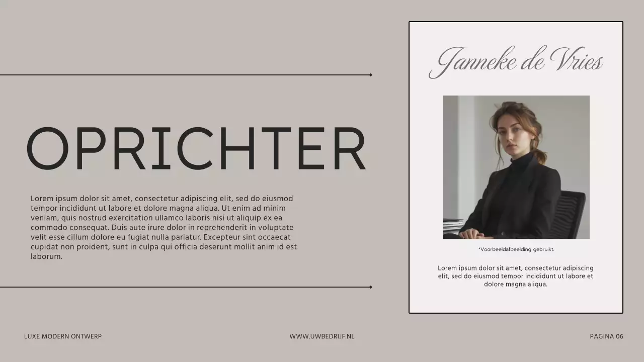 Beige Bruin Modern Interieur Ontwerp Studio Presentatie