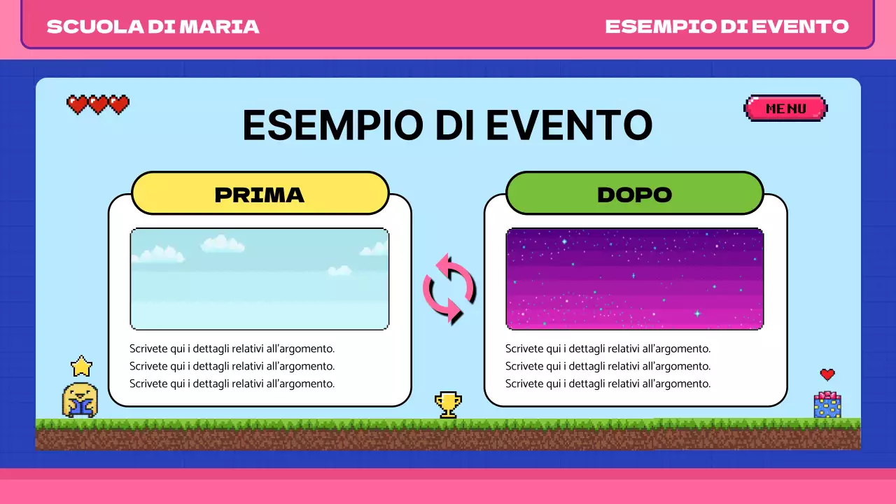 Rosa blu pop art retrò materiale di classe pixel