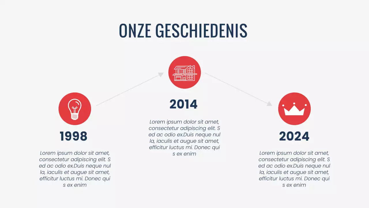 Navy Red moderne minimale Bike Shop bedrijfsintroductie