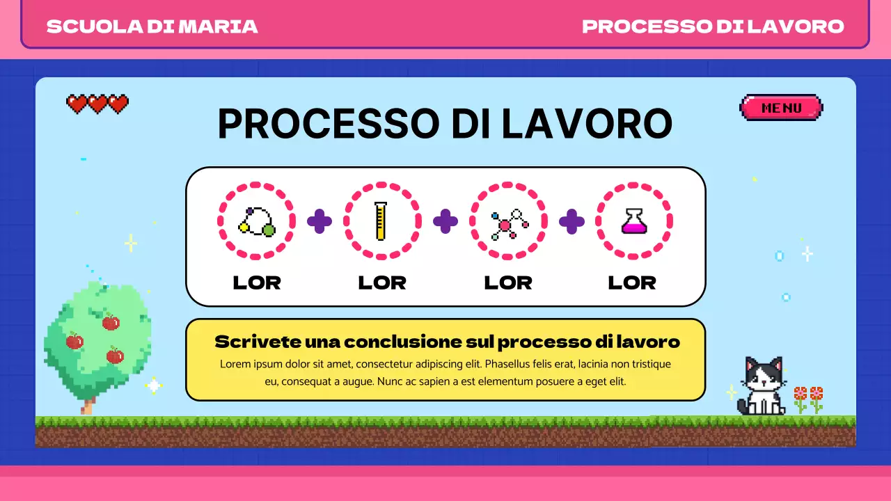 Rosa blu pop art retrò materiale di classe pixel