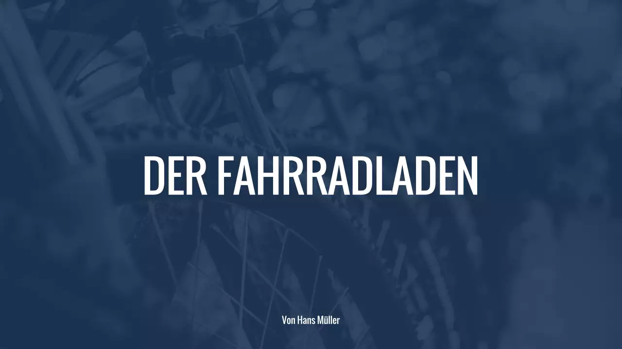 Navy Red moderne minimale Bike Shop Unternehmen die Einführung