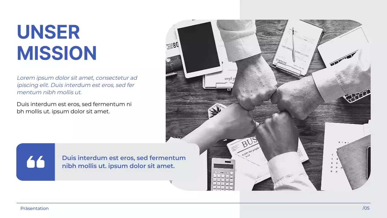 White indigo simple modern Marketing Agency Unternehmensvorstellung