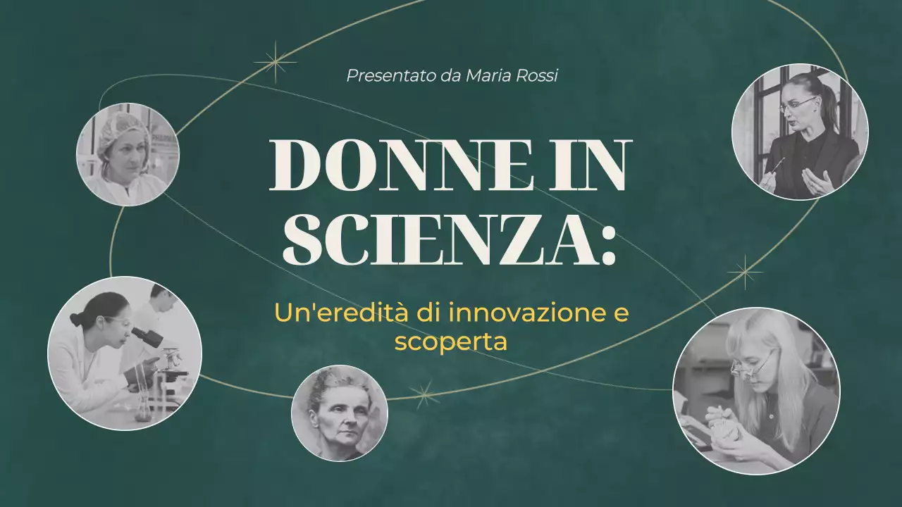 Materiale didattico di base sulle donne nella scienza di Green e Gray