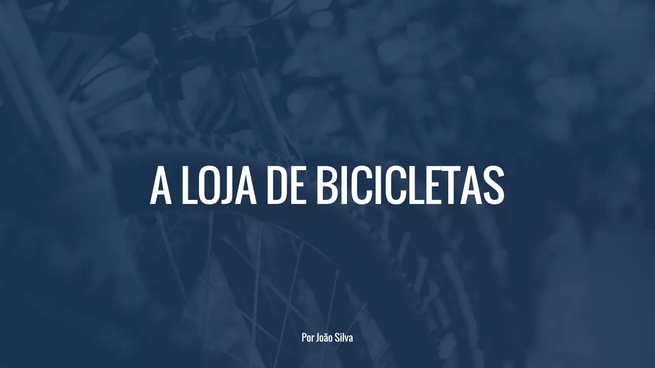 Vermelho-marinho moderno e minimalista Introdução da empresa Bike Shop