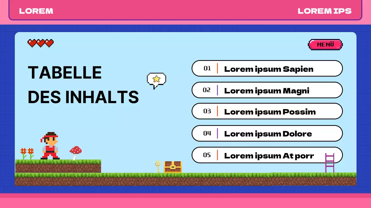 Rosa blau pop art retro pixel klasse material