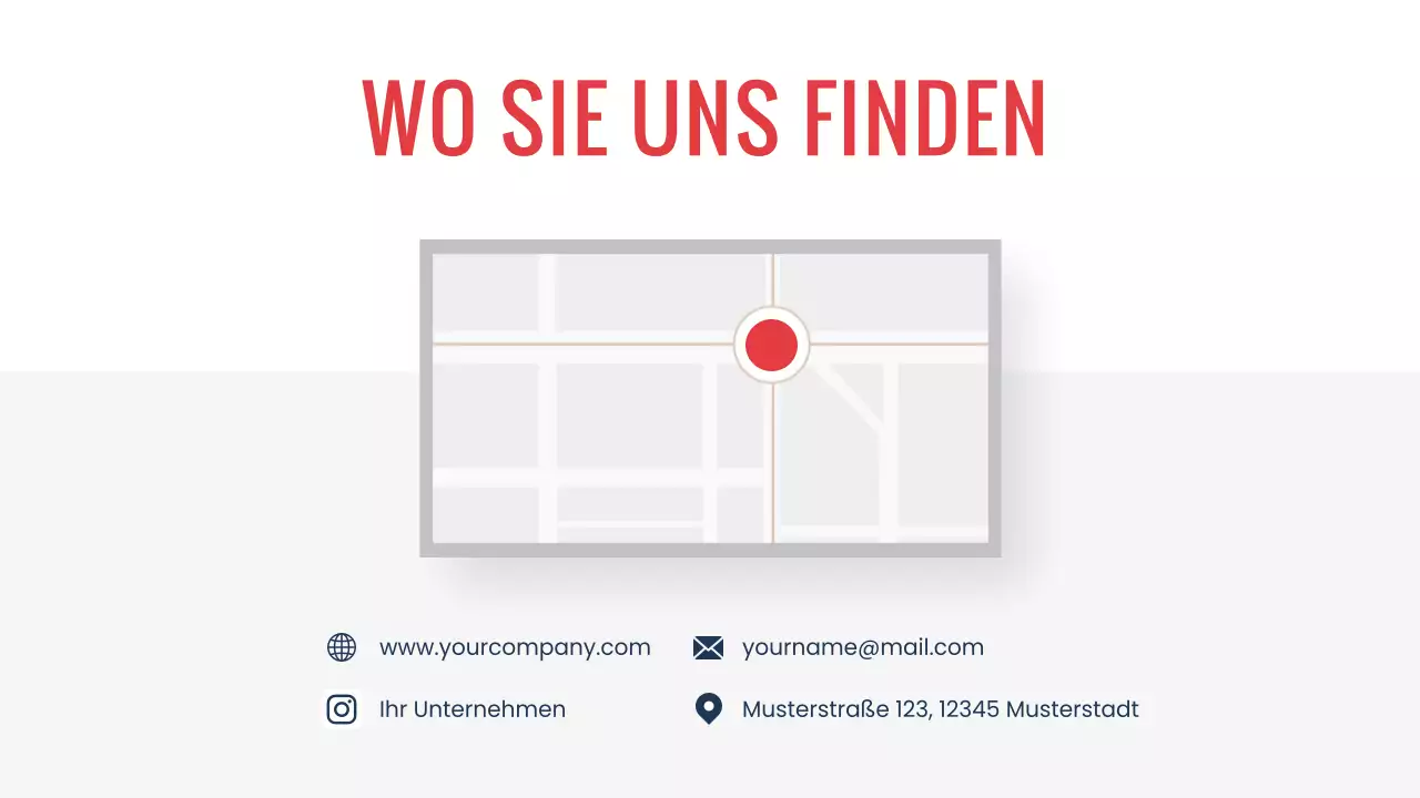 Navy Red moderne minimale Bike Shop Unternehmen die Einführung