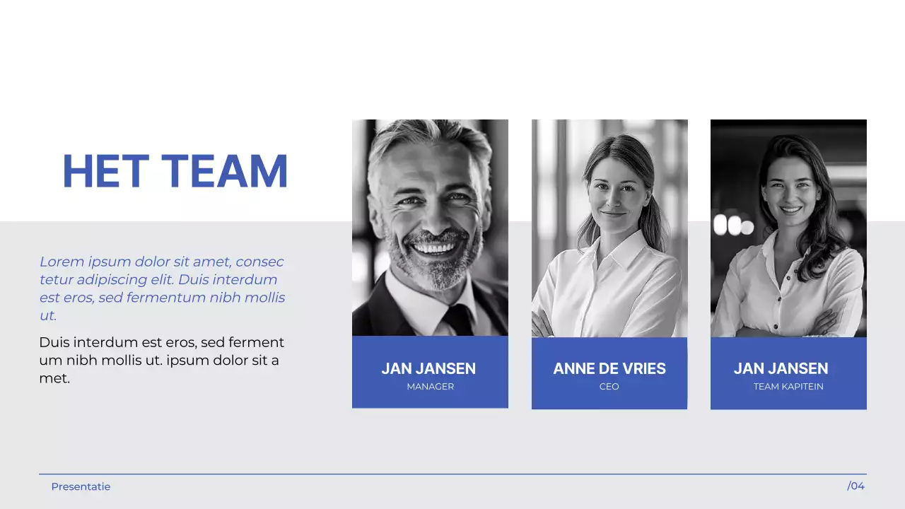 White indigo eenvoudige moderne Marketing Agency bedrijfsintroductie