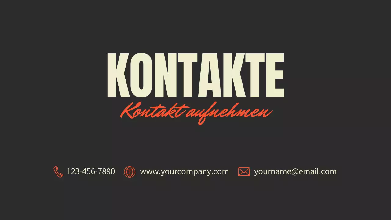 Schwarz und Rot Trend Fotograf Portfolio Präsentation