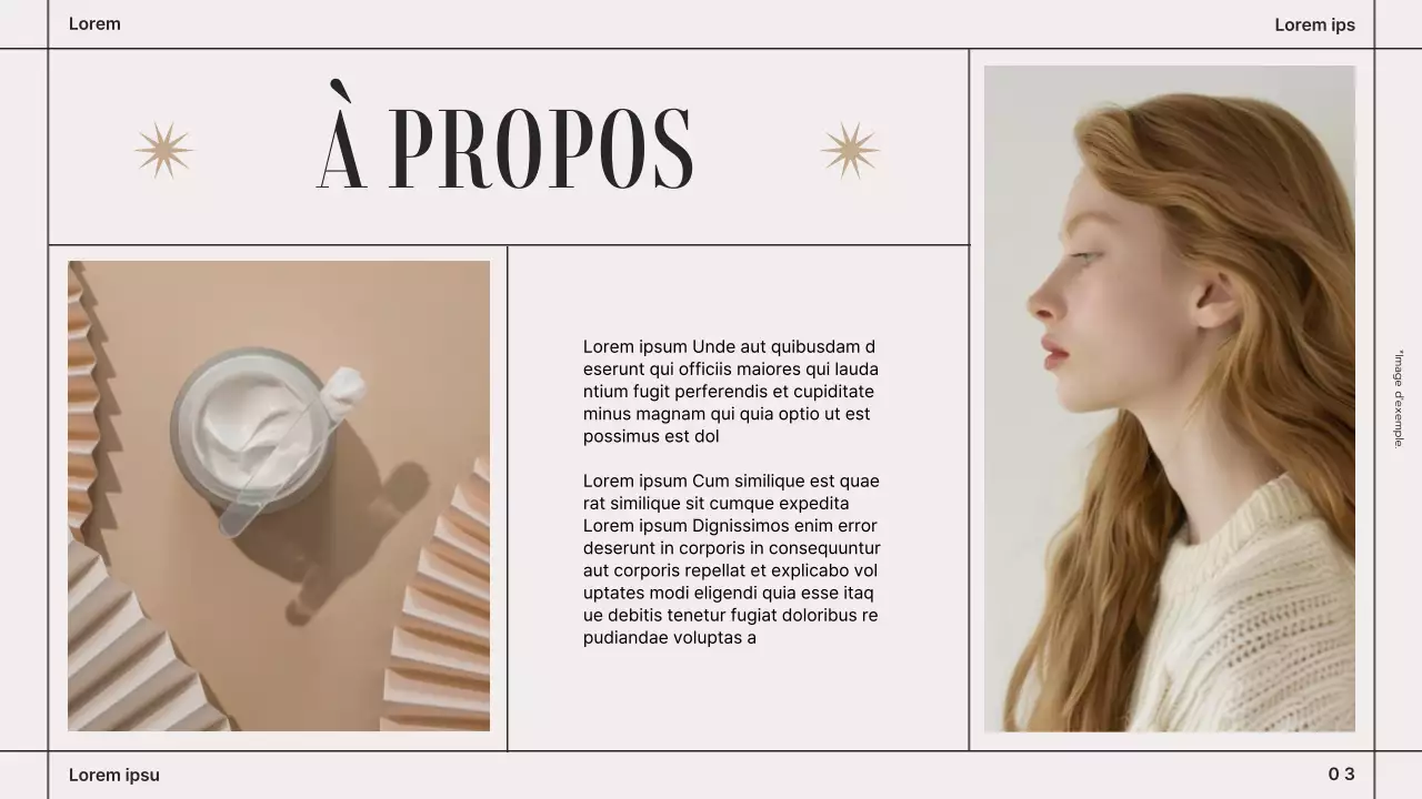 Beige Brown Modern Cosmetics Brand Book Presentation