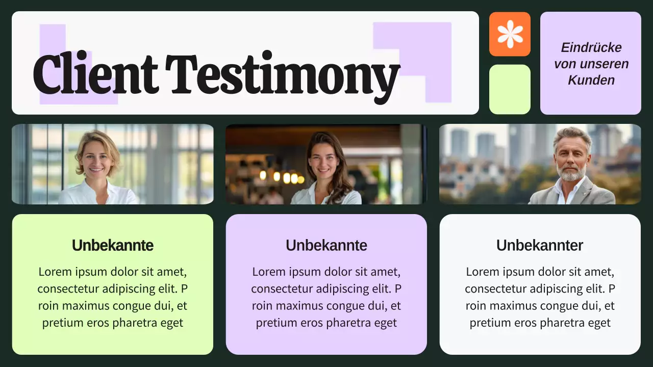 Grün und Lila Bold Grafikdesigner Portfolio