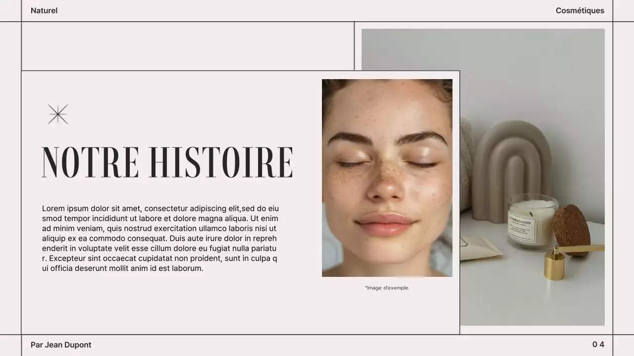 Beige Brown Modern Cosmetics Brand Book Presentation