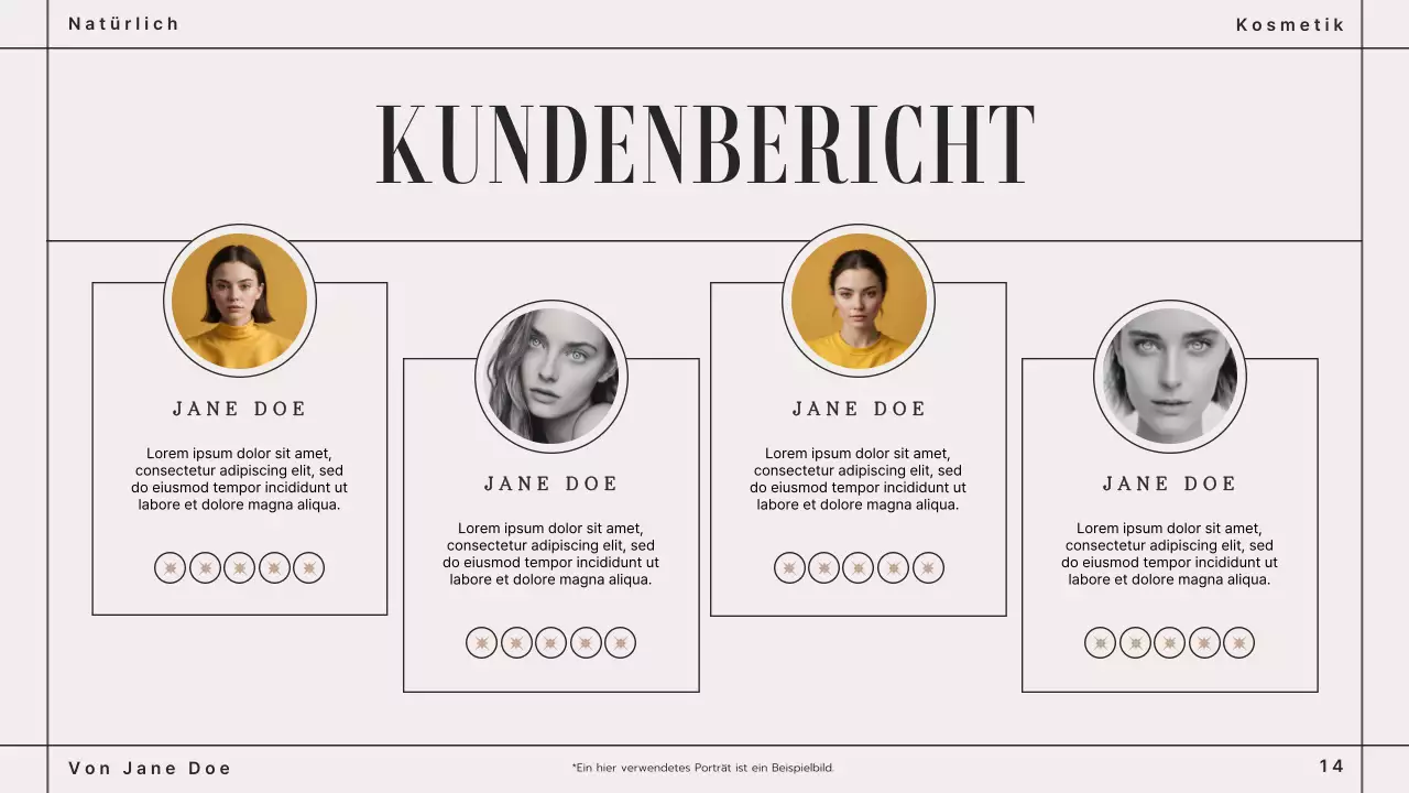 Beige Braun Modern Cosmetics Markenbuch Präsentation