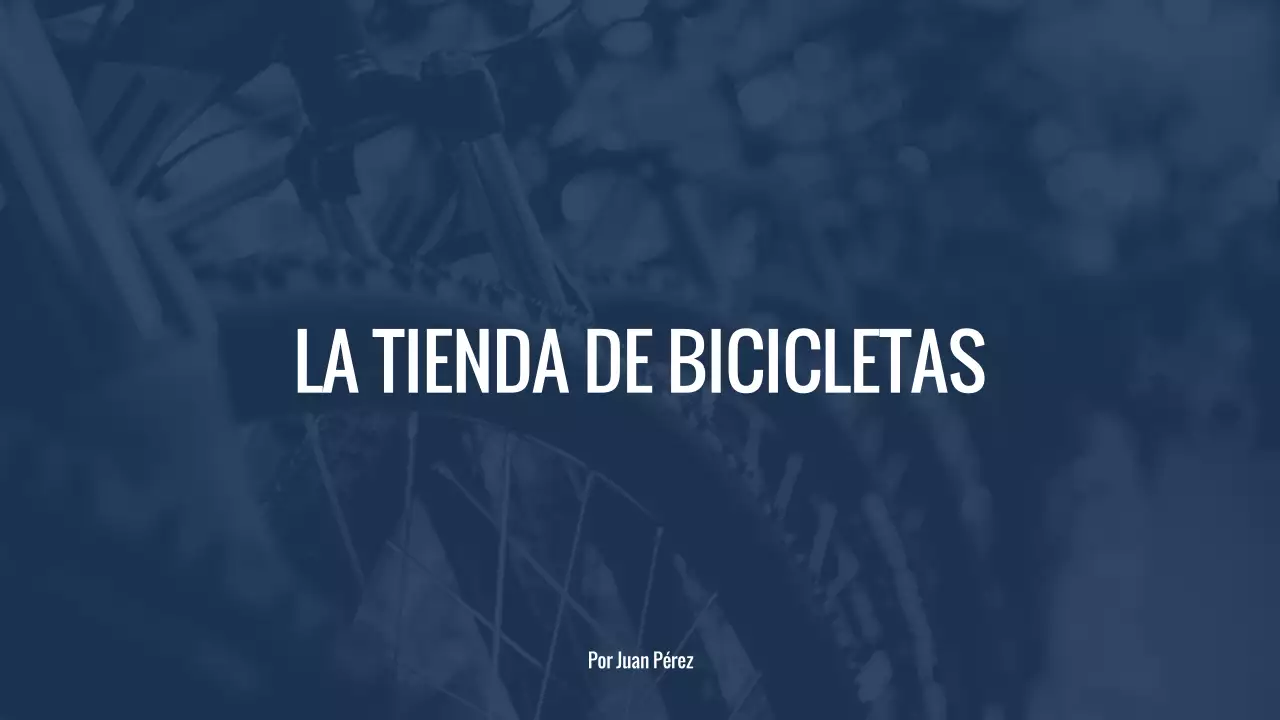 Rojo marino moderno minimalista Presentación de la empresa Bike Shop