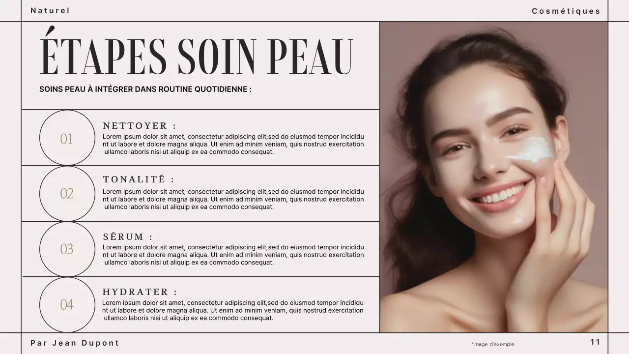 Beige Brown Modern Cosmetics Brand Book Presentation