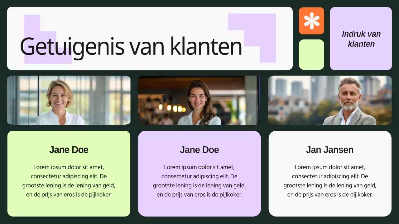 Groen en paars gedurfd grafisch ontwerper portfolio