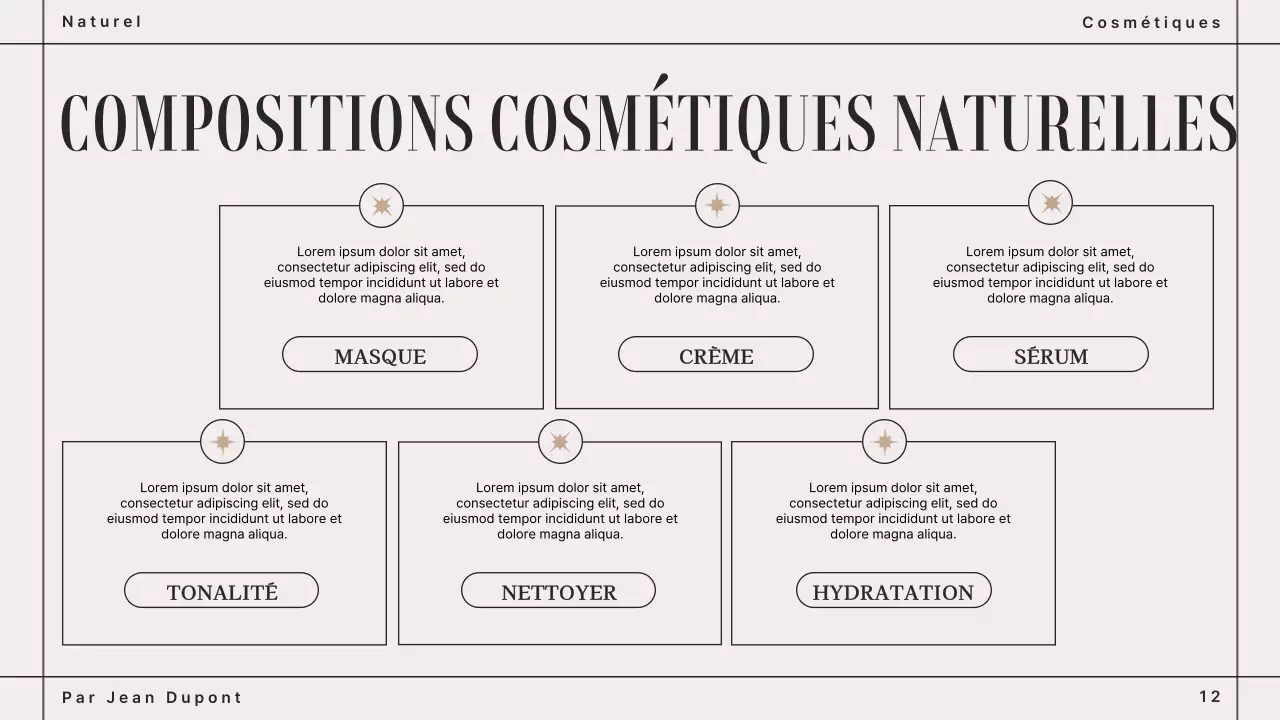 Beige Brown Modern Cosmetics Brand Book Presentation