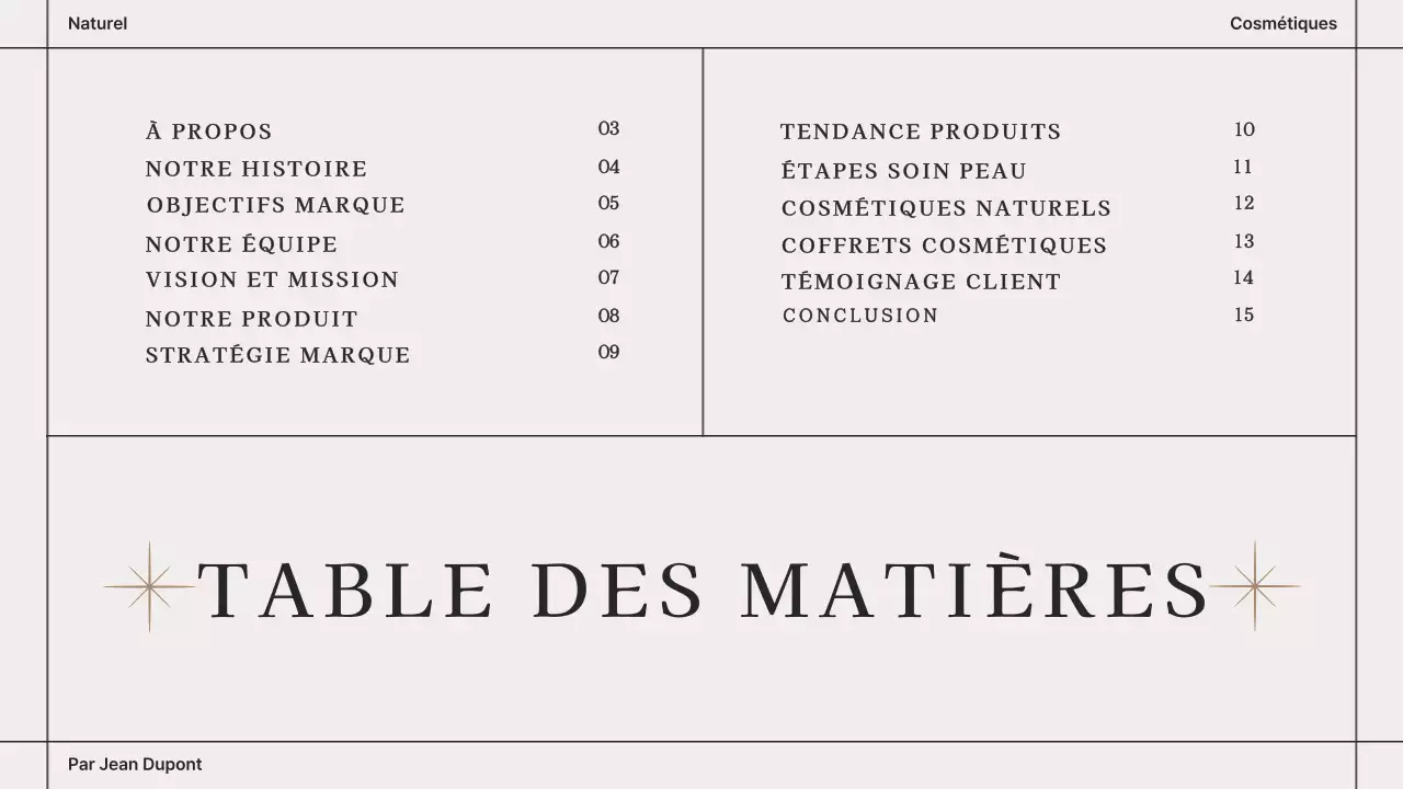 Beige Brown Modern Cosmetics Brand Book Presentation