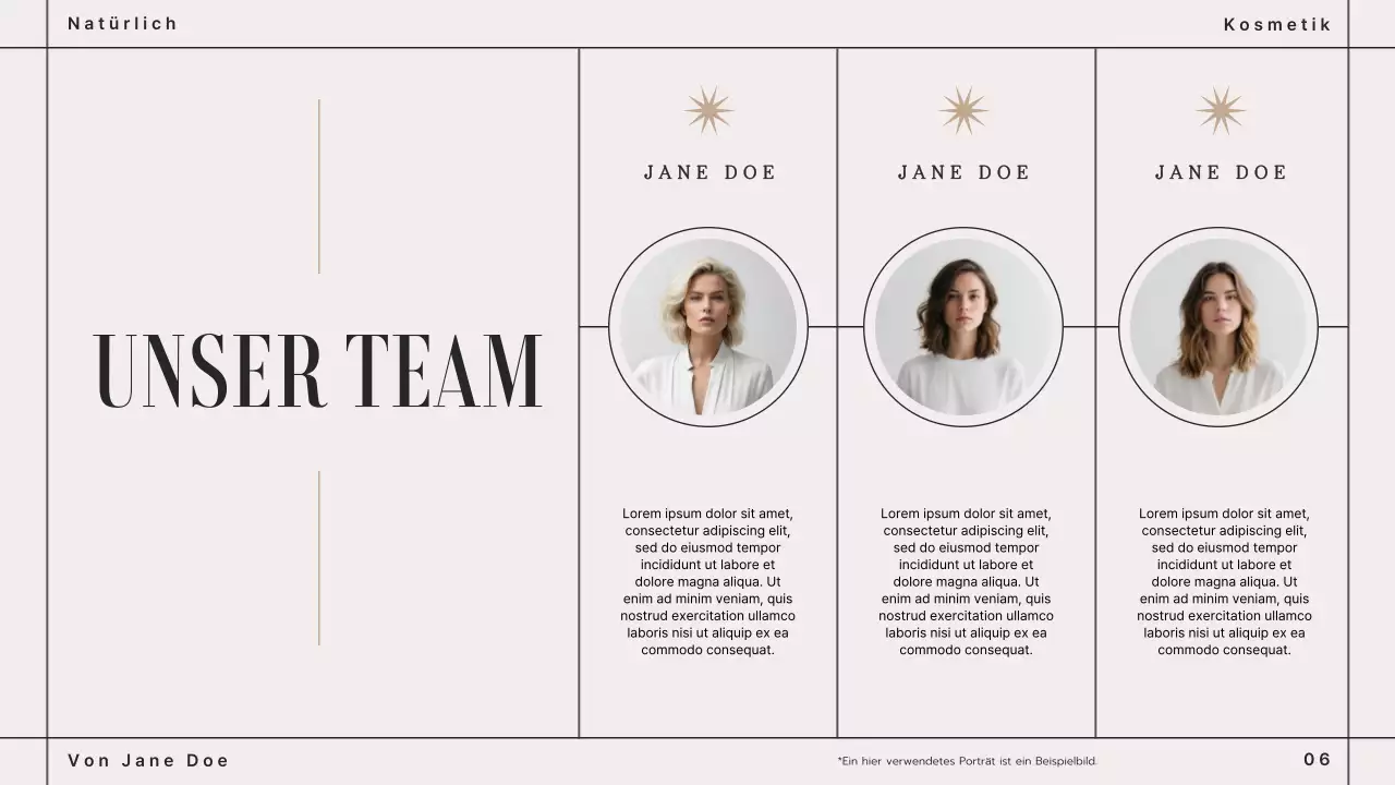 Beige Braun Modern Cosmetics Markenbuch Präsentation