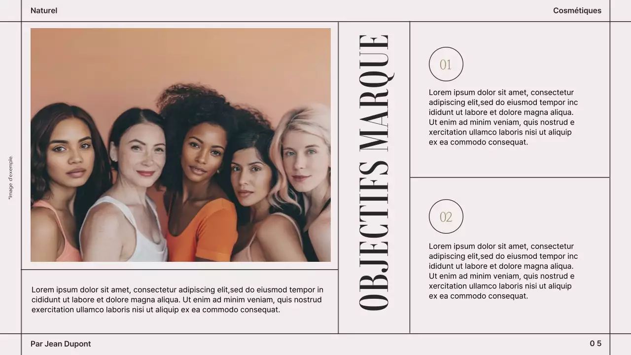 Beige Brown Modern Cosmetics Brand Book Presentation