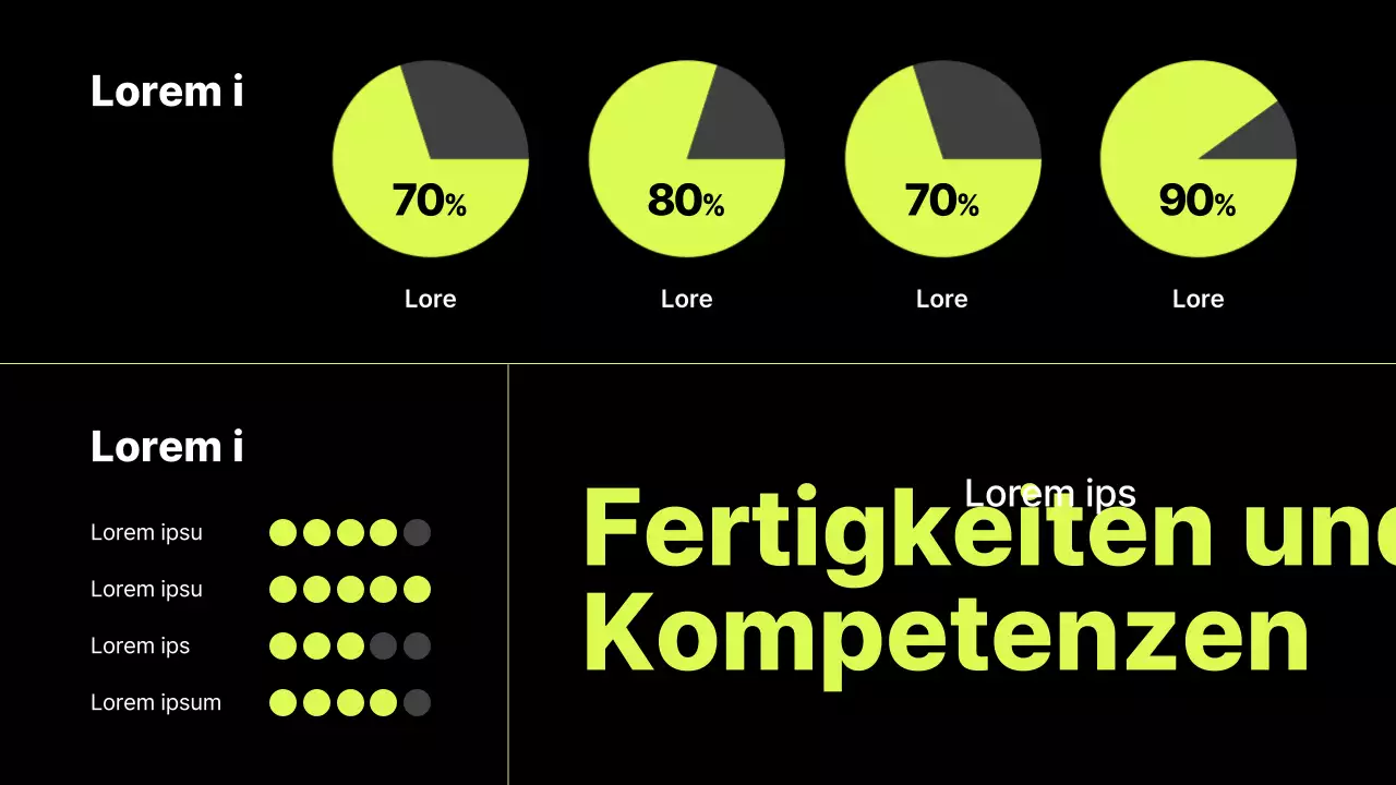 Trendige Bio-Mappe in fluoreszierenden Farben und Schwarz