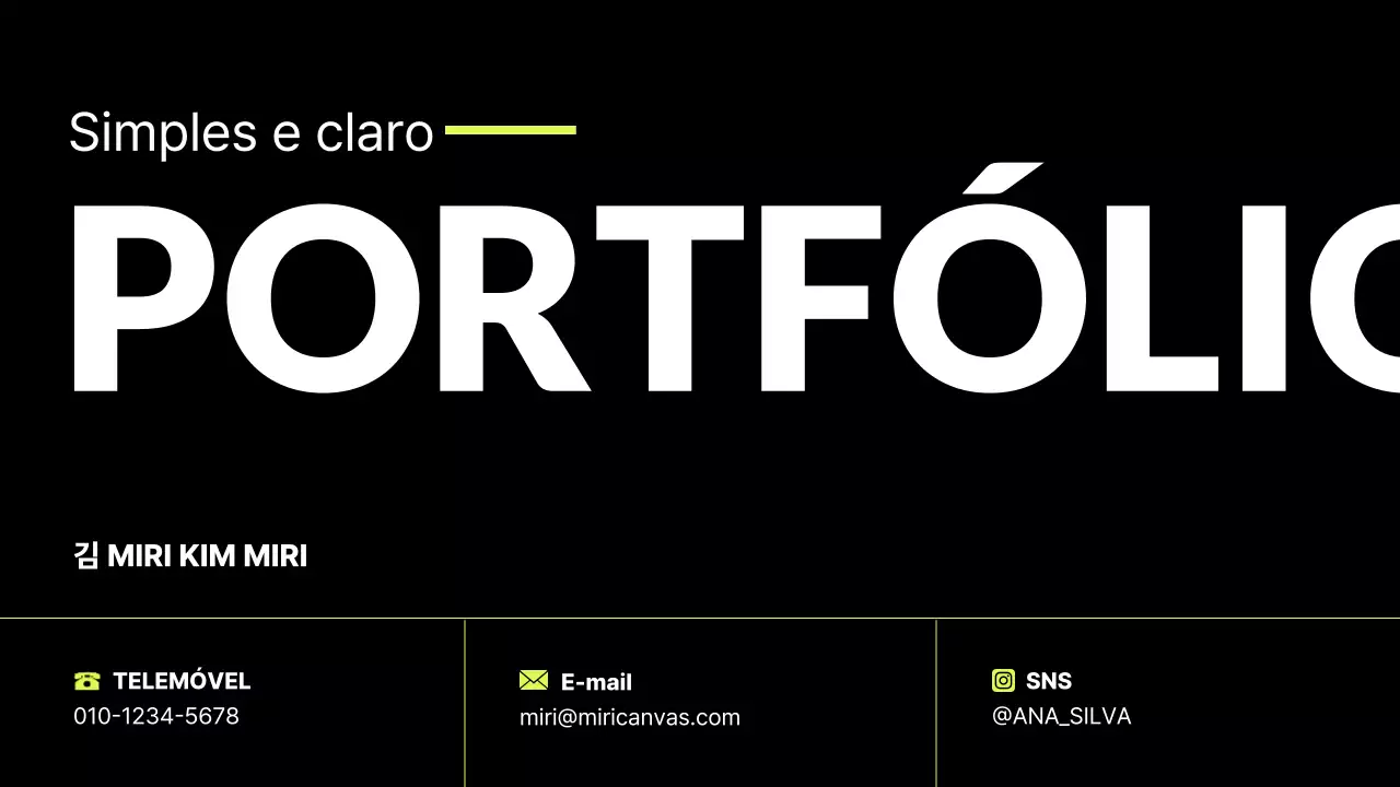 Carteira biológica moderna em cores fluorescentes e preto