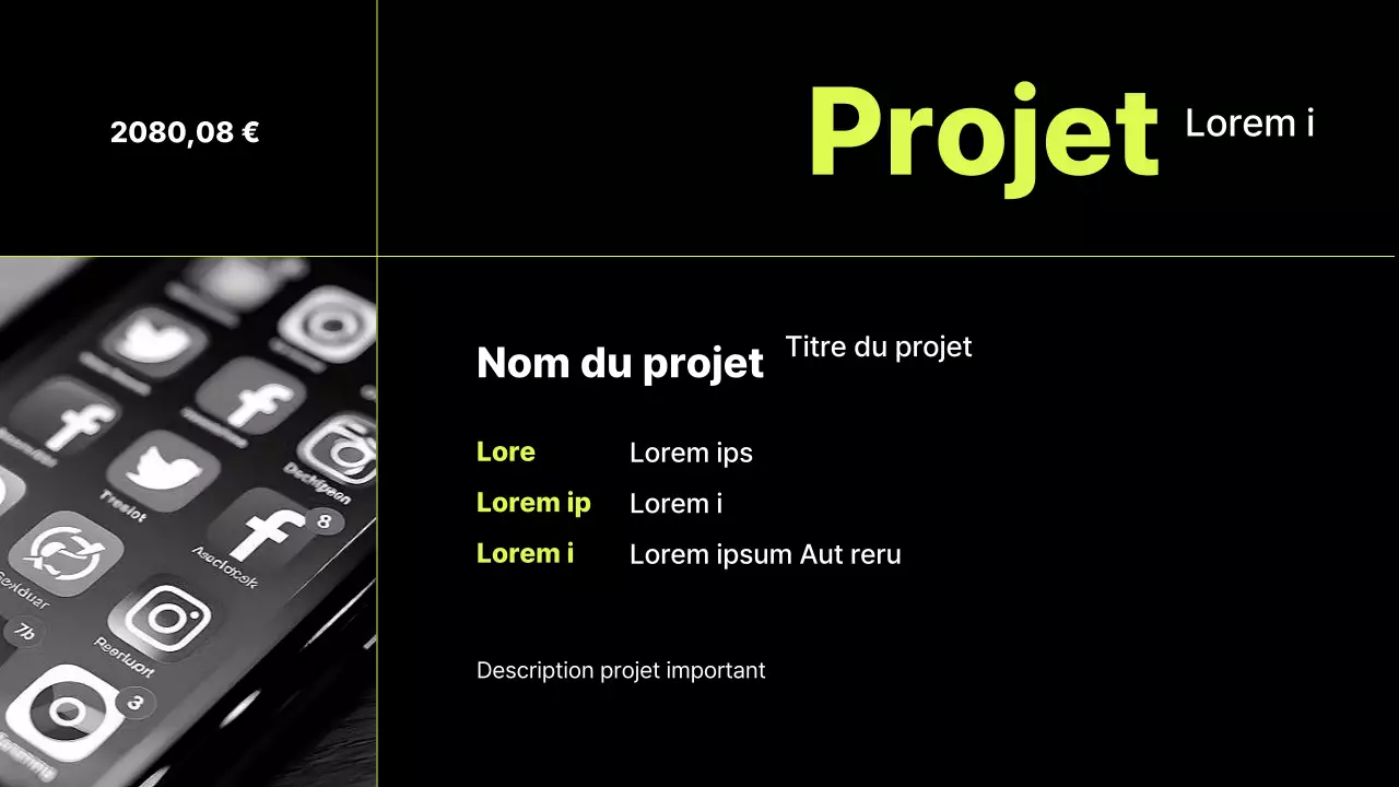 Portefeuille bio tendance en couleurs fluorescentes et en noir