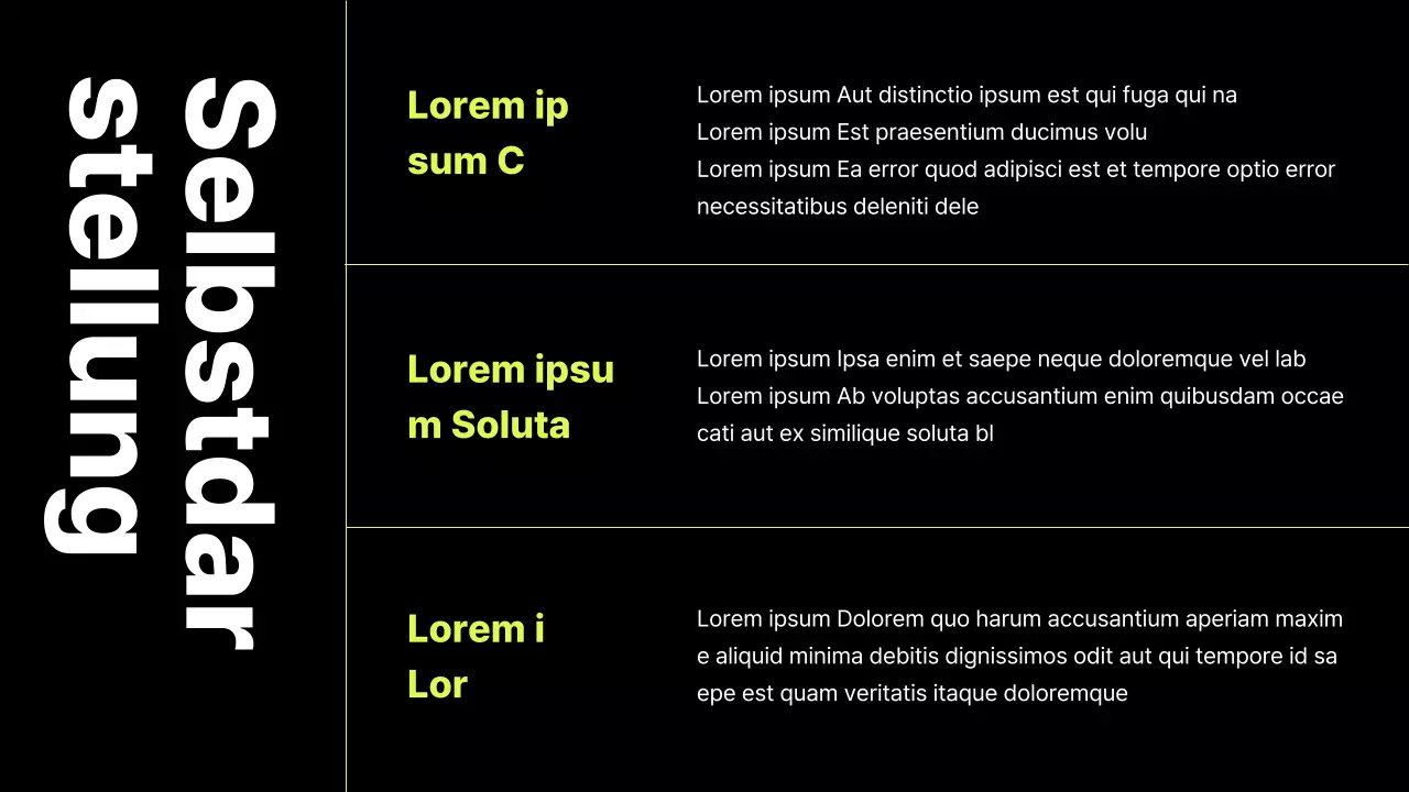 Trendige Bio-Mappe in fluoreszierenden Farben und Schwarz
