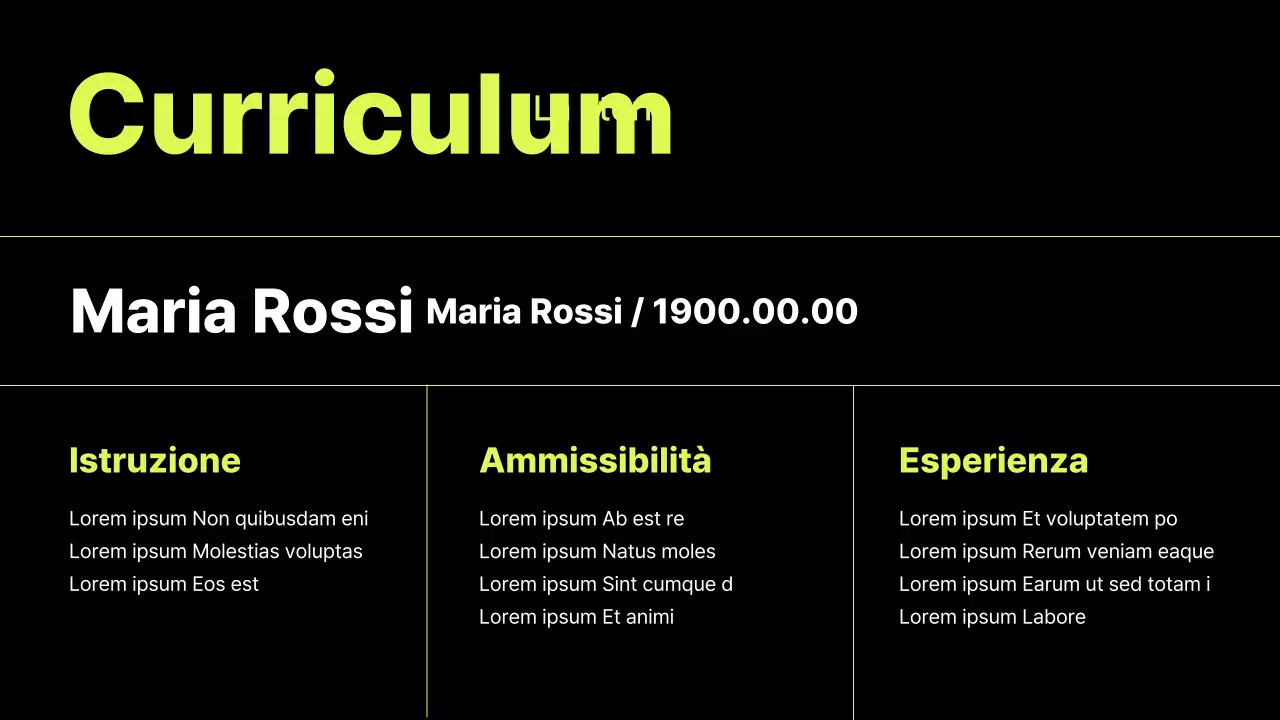 Portafoglio bio di tendenza in colori fluorescenti e nero