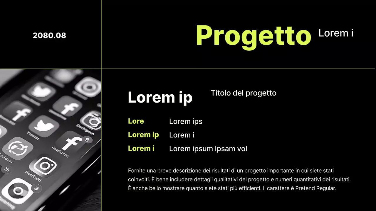 Portafoglio bio di tendenza in colori fluorescenti e nero