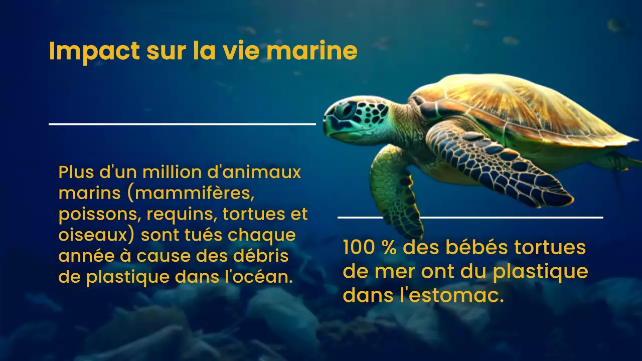 Navy Yellow Nature Ocean Lecture Material