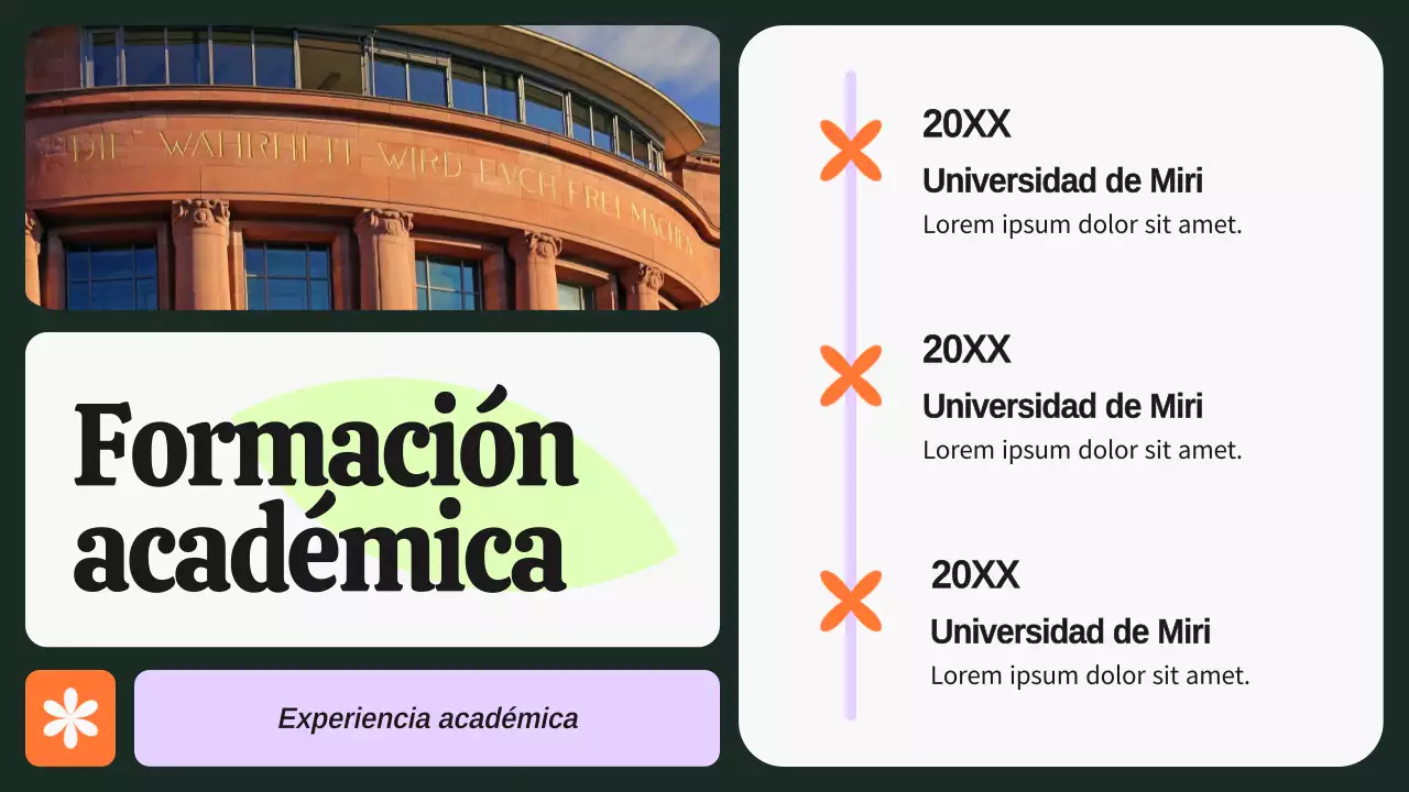 Verde y morado Cartera de diseñador gráfico