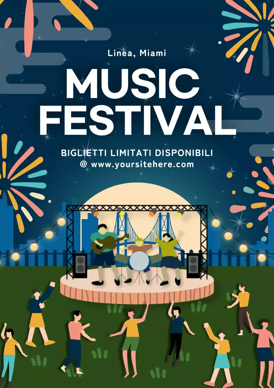 Pubblicità del Navy White Animation Music Festival