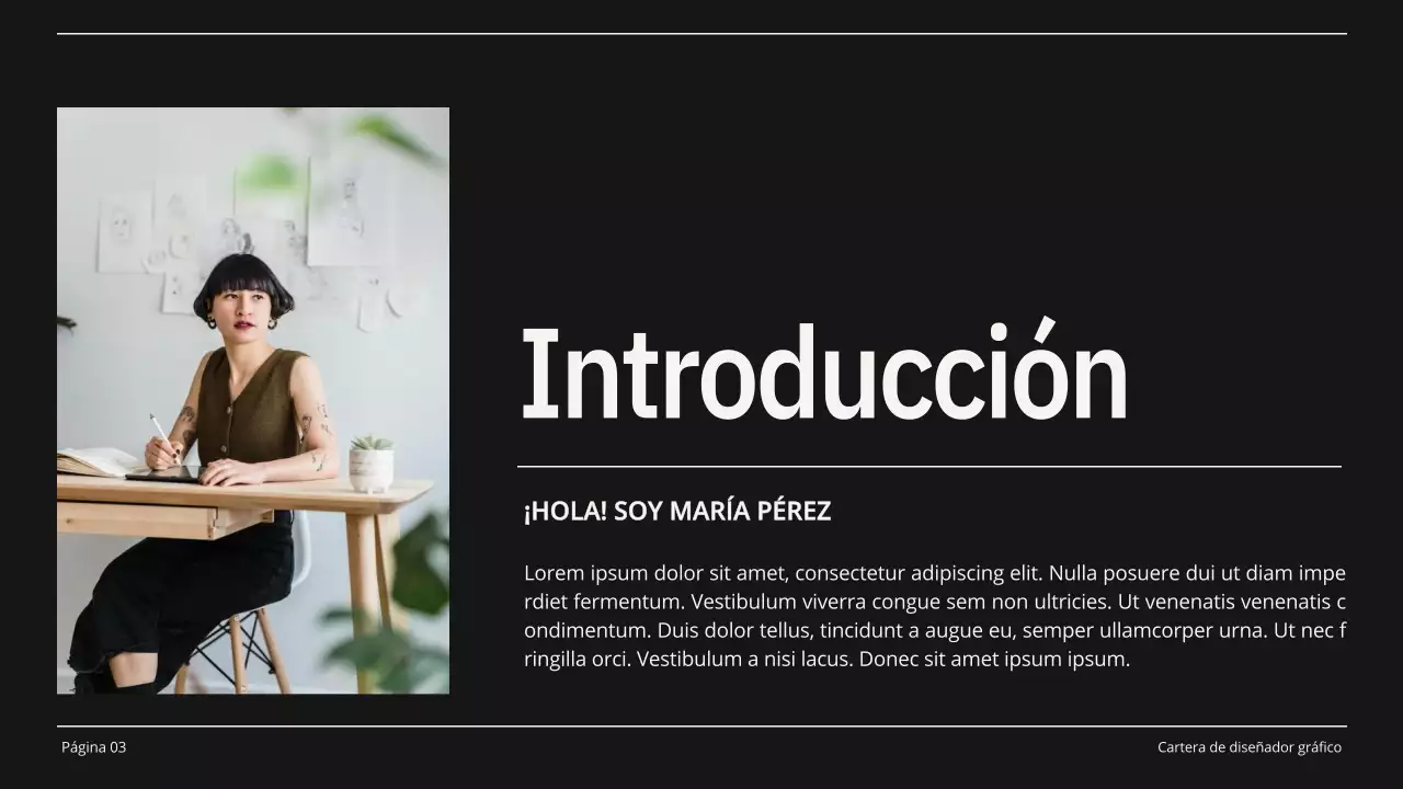 Cartera de diseño gráfico minimalista en beige y negro