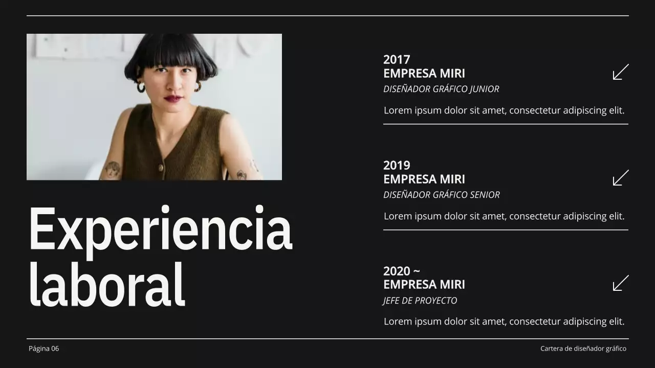 Cartera de diseño gráfico minimalista en beige y negro