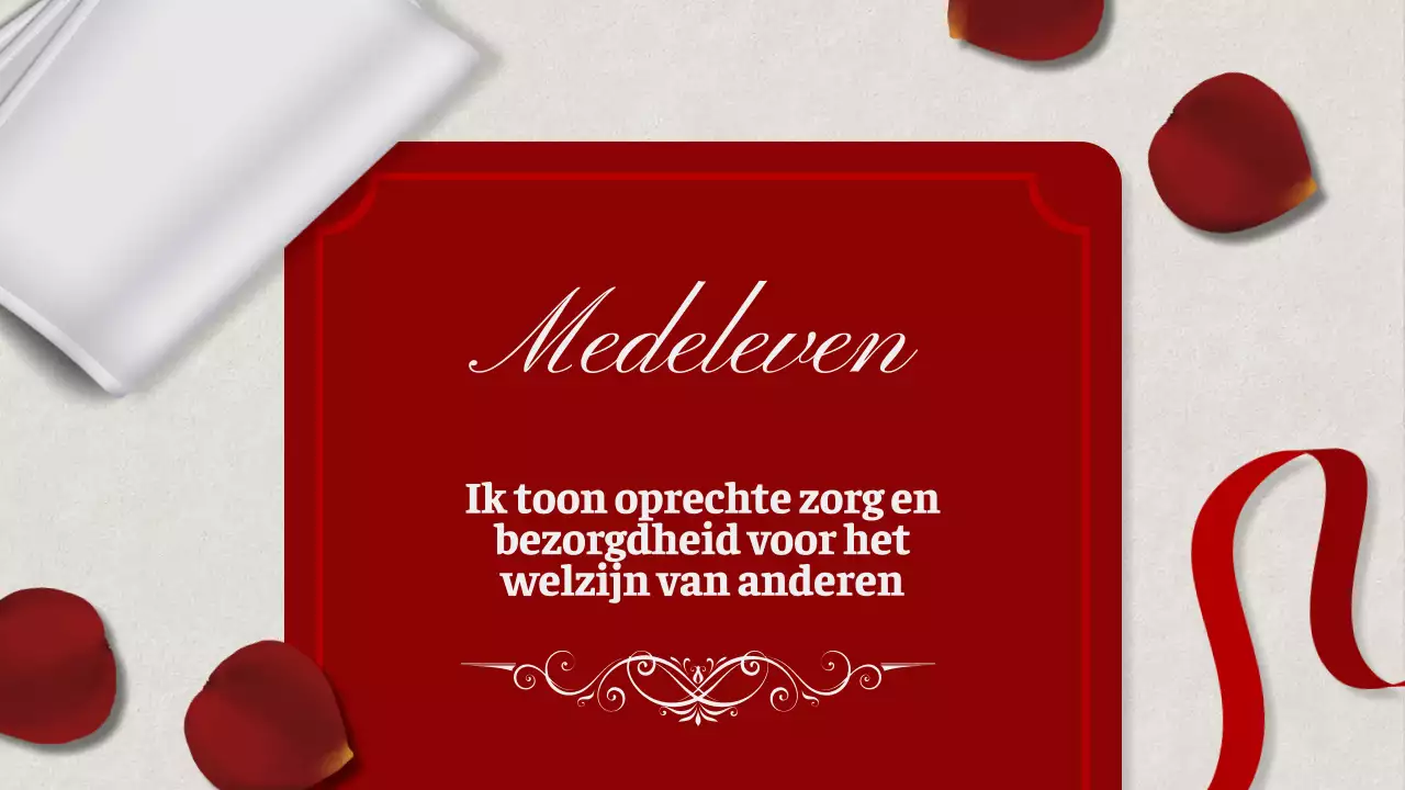 Rood Wit Elegant Zelf Motivatie Voorstel