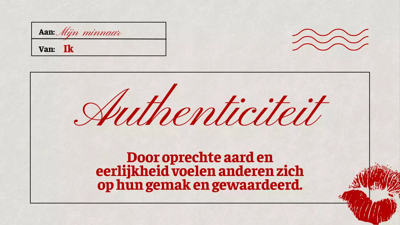 Rood Wit Elegant Zelf Motivatie Voorstel