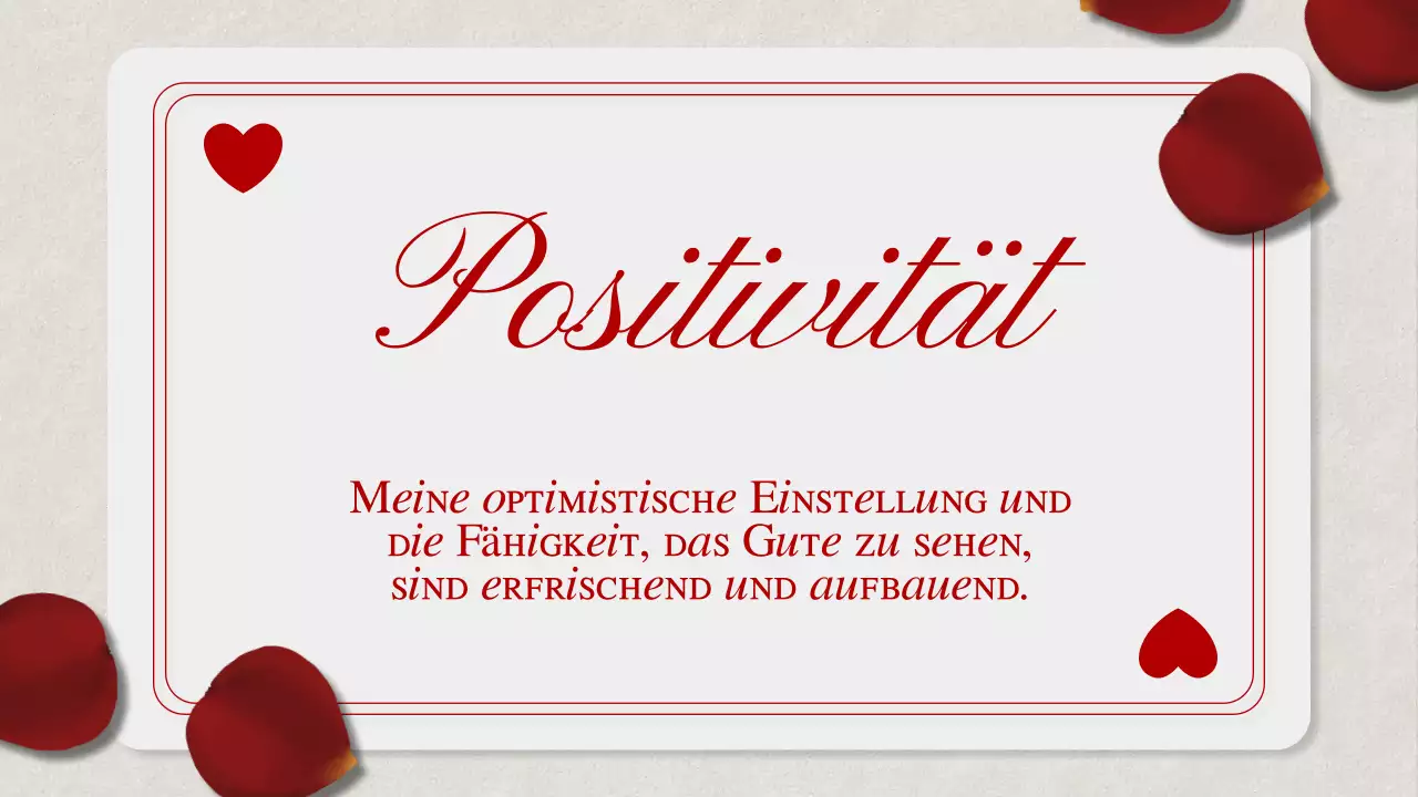 Rot Weiß Elegant Selbstmotivation Vorschlag