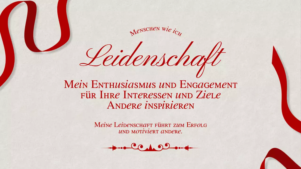 Rot Weiß Elegant Selbstmotivation Vorschlag