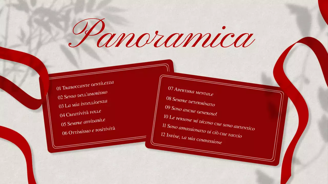 Rosso bianco elegante Proposta di auto-motivazione