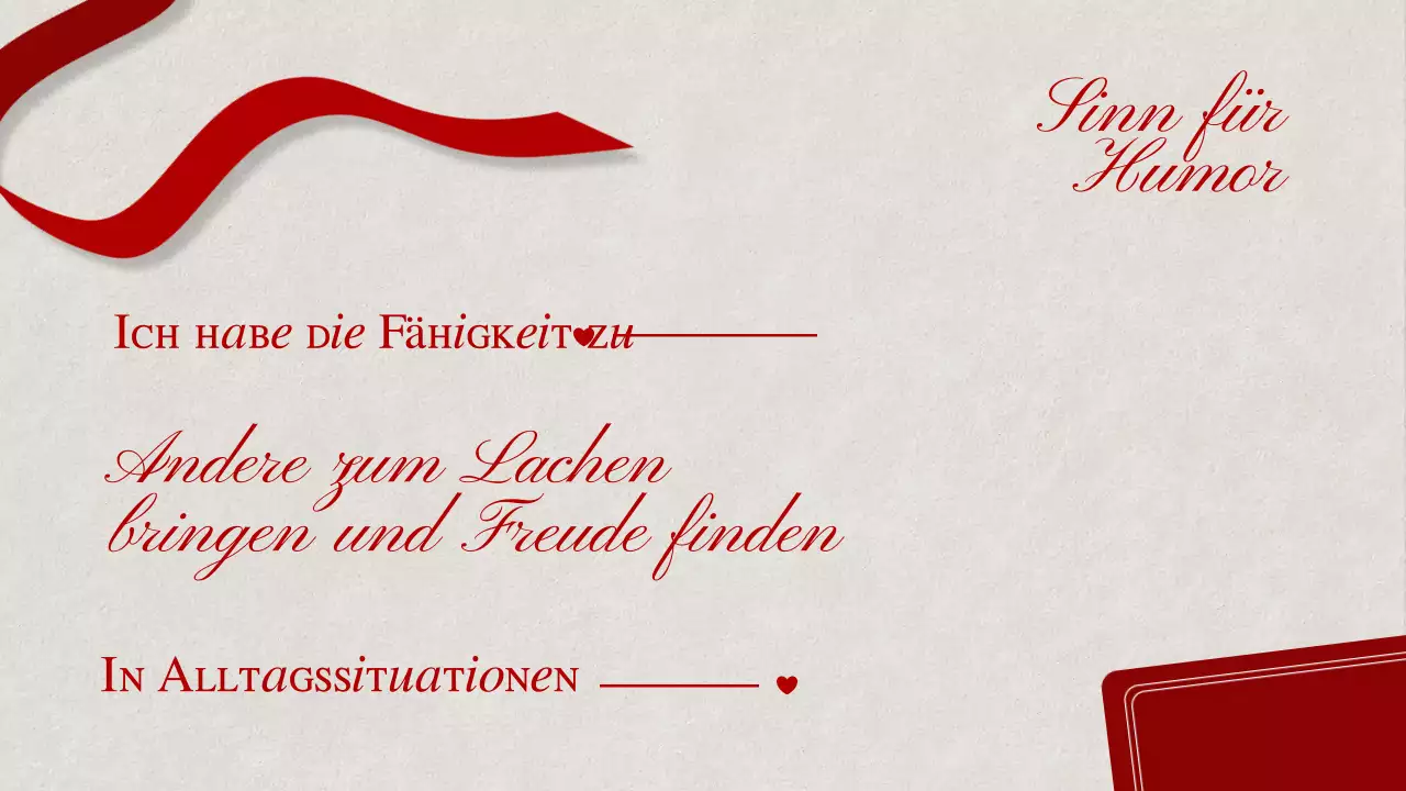 Rot Weiß Elegant Selbstmotivation Vorschlag