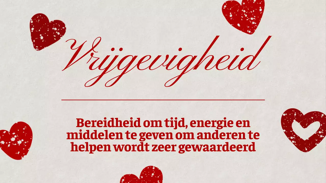 Rood Wit Elegant Zelf Motivatie Voorstel