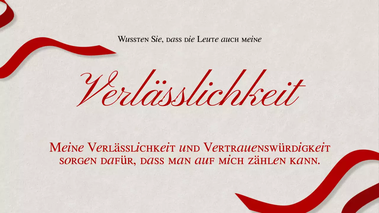 Rot Weiß Elegant Selbstmotivation Vorschlag