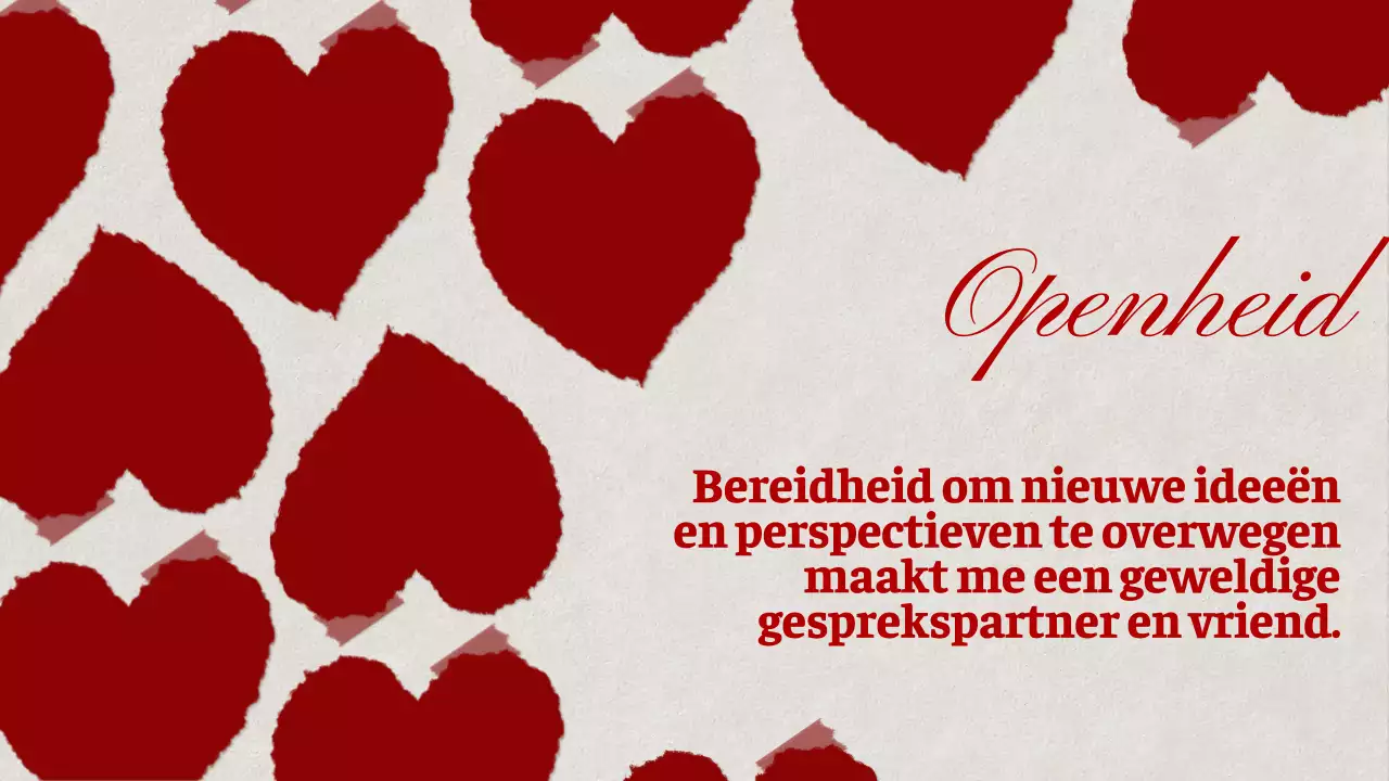 Rood Wit Elegant Zelf Motivatie Voorstel