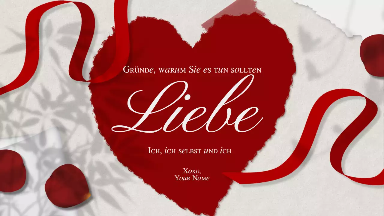 Rot Weiß Elegant Selbstmotivation Vorschlag